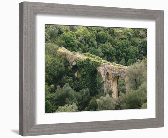 Griechenland, Peloponnes, Pylos, Landschaft, AquäDukt, Pilos, Wald-Thonig-Framed Photographic Print