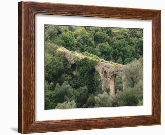 Griechenland, Peloponnes, Pylos, Landschaft, AquäDukt, Pilos, Wald-Thonig-Framed Photographic Print