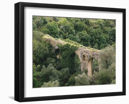 Griechenland, Peloponnes, Pylos, Landschaft, AquäDukt, Pilos, Wald-Thonig-Framed Photographic Print