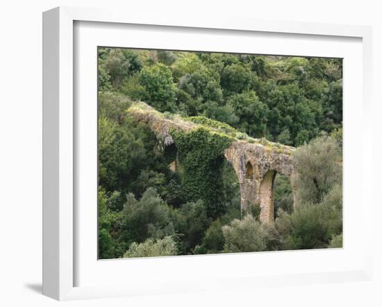 Griechenland, Peloponnes, Pylos, Landschaft, AquäDukt, Pilos, Wald-Thonig-Framed Photographic Print