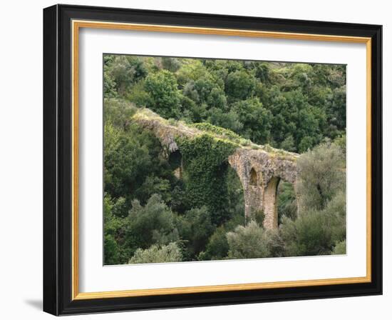 Griechenland, Peloponnes, Pylos, Landschaft, AquäDukt, Pilos, Wald-Thonig-Framed Photographic Print