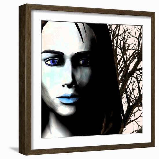 Grief And Depression, Conceptual Image-Stephen Wood-Framed Premium Photographic Print