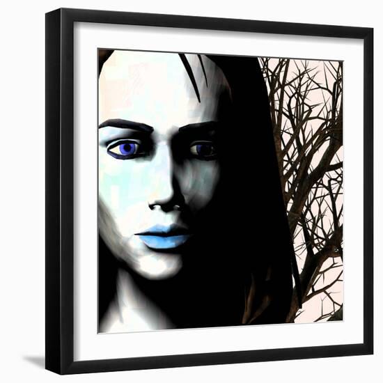 Grief And Depression, Conceptual Image-Stephen Wood-Framed Premium Photographic Print