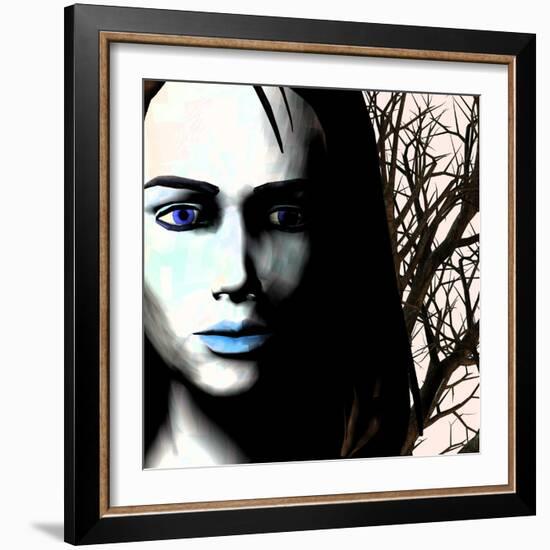 Grief And Depression, Conceptual Image-Stephen Wood-Framed Premium Photographic Print