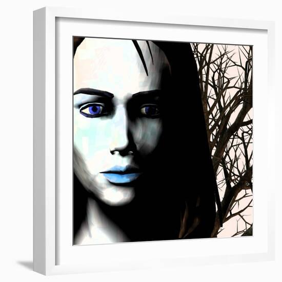 Grief And Depression, Conceptual Image-Stephen Wood-Framed Premium Photographic Print