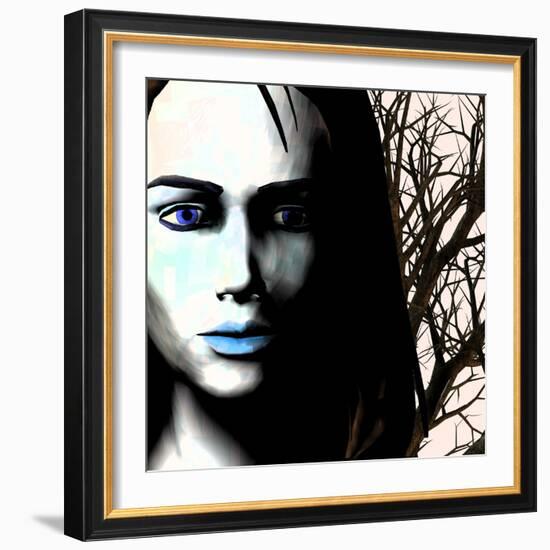 Grief And Depression, Conceptual Image-Stephen Wood-Framed Premium Photographic Print