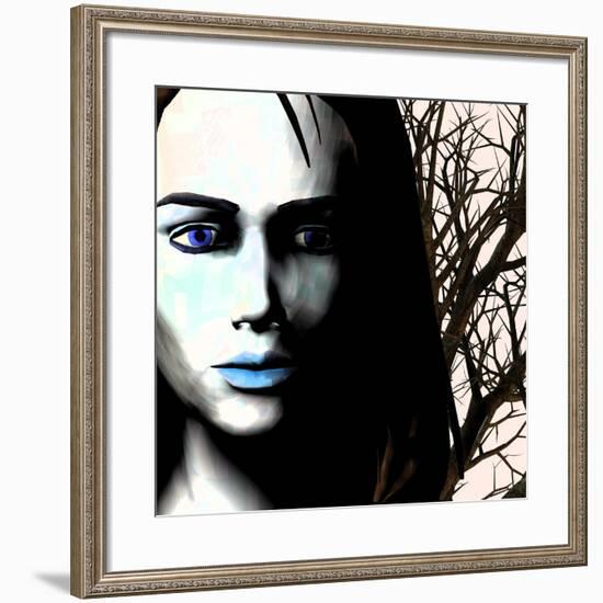 Grief And Depression, Conceptual Image-Stephen Wood-Framed Photographic Print