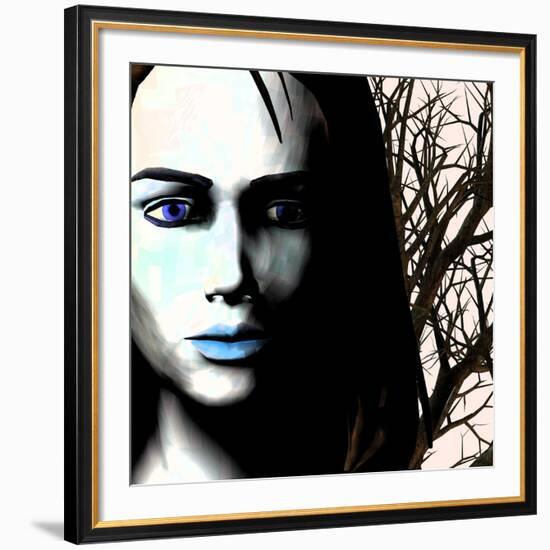 Grief And Depression, Conceptual Image-Stephen Wood-Framed Photographic Print