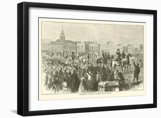 Grierson's Command Entering Baton Rouge, April 1863-null-Framed Giclee Print