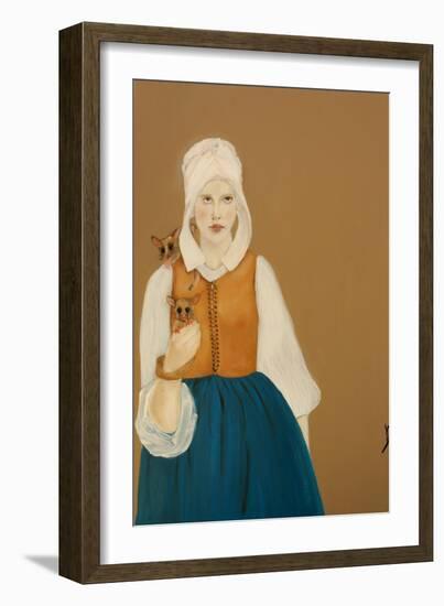 Griet And Friends, 2017-Susan Adams-Framed Giclee Print