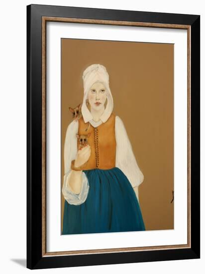 Griet And Friends, 2017-Susan Adams-Framed Giclee Print