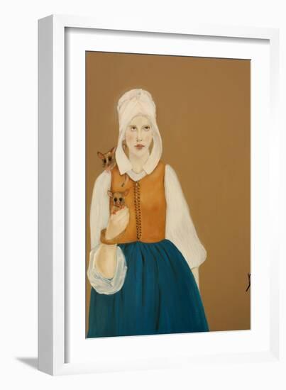 Griet And Friends, 2017-Susan Adams-Framed Giclee Print