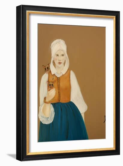 Griet And Friends, 2017-Susan Adams-Framed Giclee Print