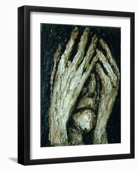 Grieving Head, 1984-Evelyn Williams-Framed Giclee Print