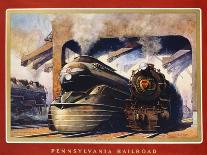 Pennsylvania Railroad, Washington D.C.-Grif Teller-Framed Giclee Print