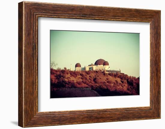 Griffith Observatory over Mountain in Los Angeles.-Songquan Deng-Framed Photographic Print