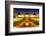 Griffith Obsewrvatory Lit Up At Night, Los Angeles, California-George Oze-Framed Photographic Print