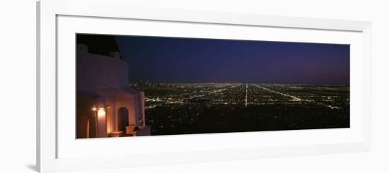 Griffith Park Observatory at Night, Griffith Park, Los Angeles, California, USA-null-Framed Photographic Print