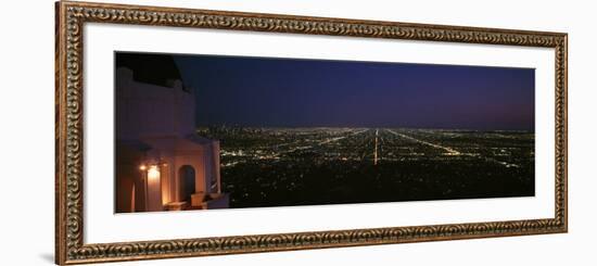 Griffith Park Observatory at Night, Griffith Park, Los Angeles, California, USA-null-Framed Photographic Print