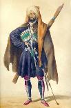 A Kabardin Man (From: Scenes, Paysages, Meurs Et Costumes Du Caucas), 1840-Grigori Grigorievich Gagarin-Giclee Print