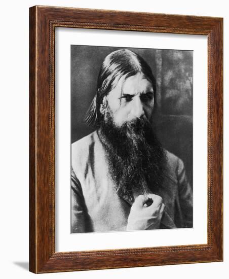 Grigori Rasputin Russian Mystic and Court Favourite in 1908-null-Framed Premium Photographic Print