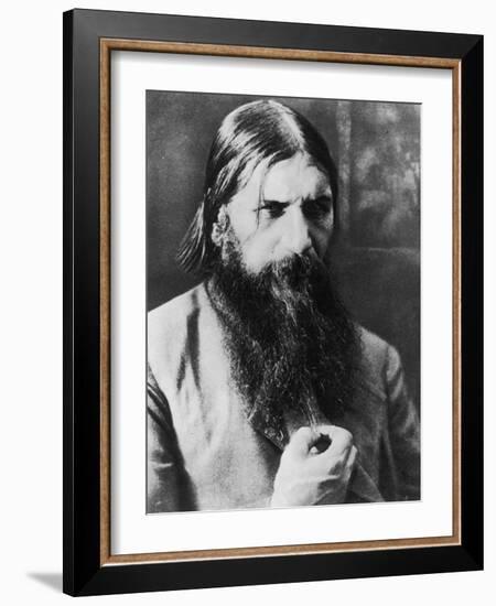 Grigori Rasputin Russian Mystic and Court Favourite in 1908-null-Framed Premium Photographic Print