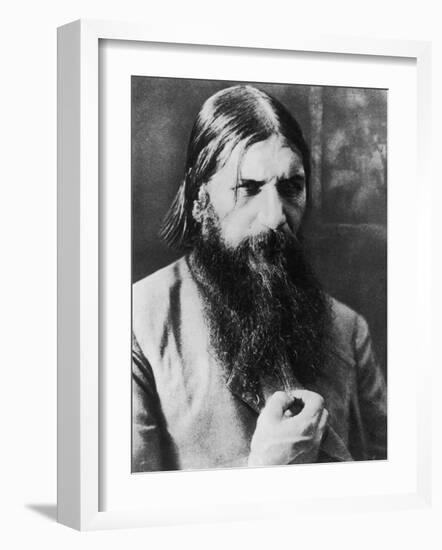 Grigori Rasputin Russian Mystic and Court Favourite in 1908-null-Framed Premium Photographic Print