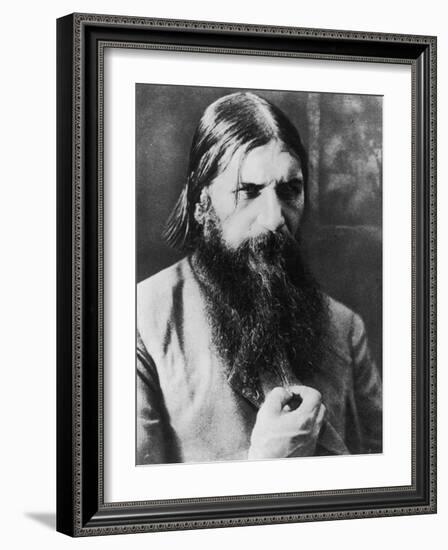 Grigori Rasputin Russian Mystic and Court Favourite in 1908-null-Framed Premium Photographic Print