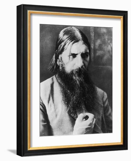 Grigori Rasputin Russian Mystic and Court Favourite in 1908-null-Framed Premium Photographic Print