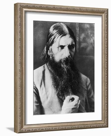 Grigori Rasputin Russian Mystic and Court Favourite in 1908-null-Framed Photographic Print