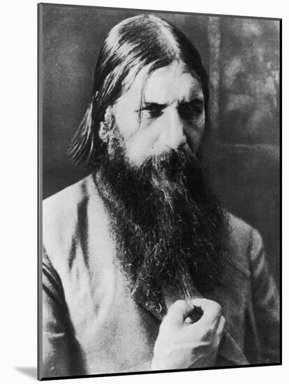 Grigori Rasputin Russian Mystic and Court Favourite in 1908-null-Mounted Photographic Print