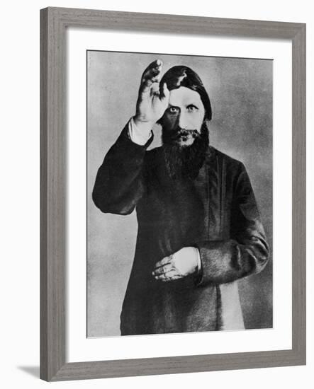 Grigori Rasputin Russian Mystic and Court Favourite in 1912-null-Framed Photographic Print