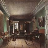 Interior in the Bykov's House, 1850S-Grigori Vasilyevich Yurov-Giclee Print
