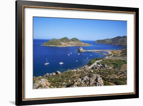 Grikos Bay, Patmos, Dodecanese, Greek Islands, Greece, Europe-null-Framed Photographic Print