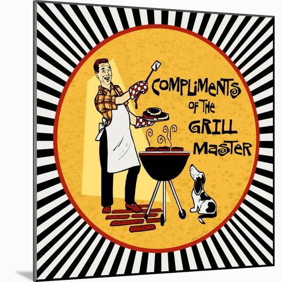 Grill Master-Kate Ward Thacker-Mounted Giclee Print