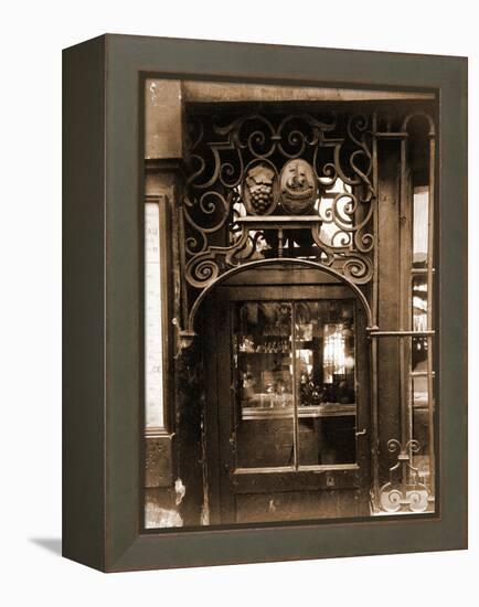 Grille de Marchand de Vins, 3 Rue de l'Larbale?te-Eugène Atget-Framed Premier Image Canvas