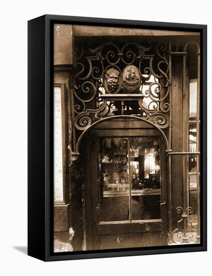 Grille de Marchand de Vins, 3 Rue de l'Larbale?te-Eugène Atget-Framed Premier Image Canvas