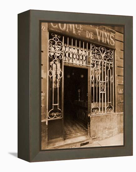 Grille de Marchand de Vins, Rue des Ciseaux-Eugène Atget-Framed Premier Image Canvas