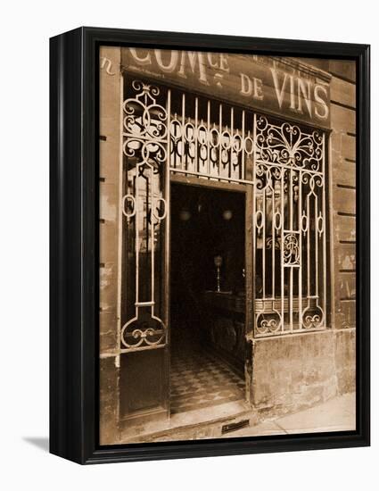 Grille de Marchand de Vins, Rue des Ciseaux-Eugène Atget-Framed Premier Image Canvas