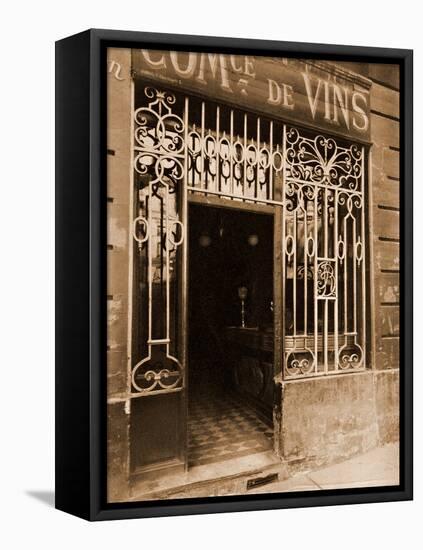 Grille de Marchand de Vins, Rue des Ciseaux-Eugène Atget-Framed Premier Image Canvas