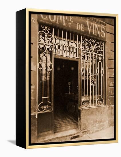 Grille de Marchand de Vins, Rue des Ciseaux-Eugène Atget-Framed Premier Image Canvas
