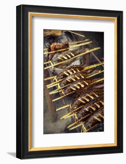 Grilled Fish, Luang Prabang, Laos, Indochina, Southeast Asia, Asia-Yadid Levy-Framed Photographic Print