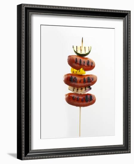 Grilled Sausage Kebab-Pepe Nilsson-Framed Photographic Print