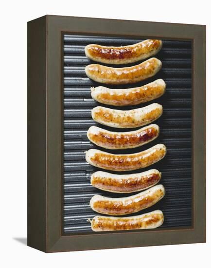 Grilled Sausages from Above-null-Framed Premier Image Canvas