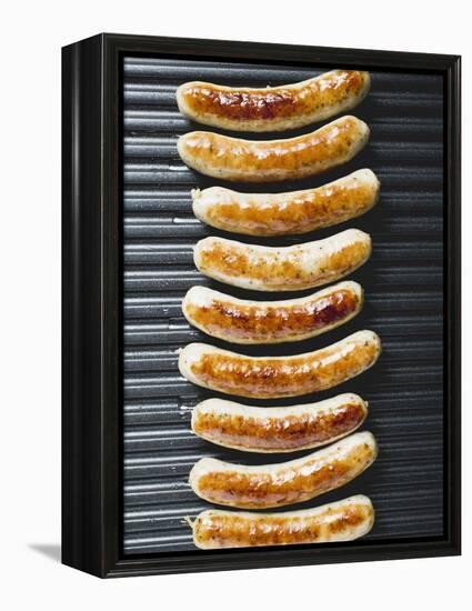 Grilled Sausages from Above-null-Framed Premier Image Canvas