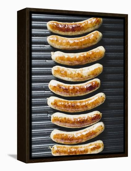 Grilled Sausages from Above-null-Framed Premier Image Canvas