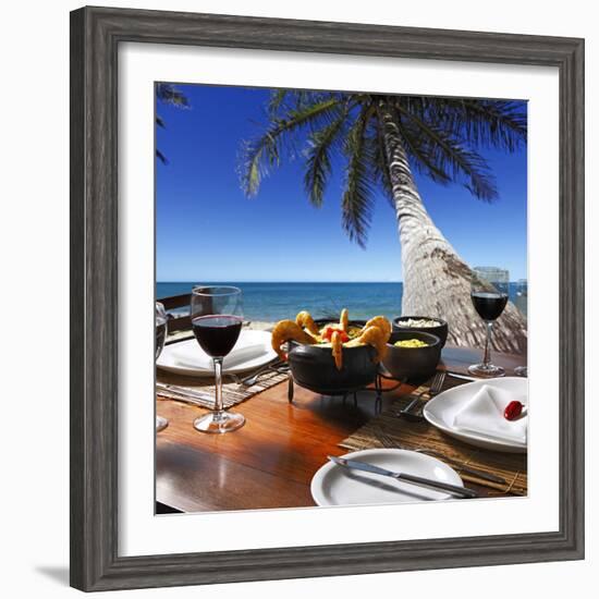 Grilled Shrimp-luiz rocha-Framed Photographic Print