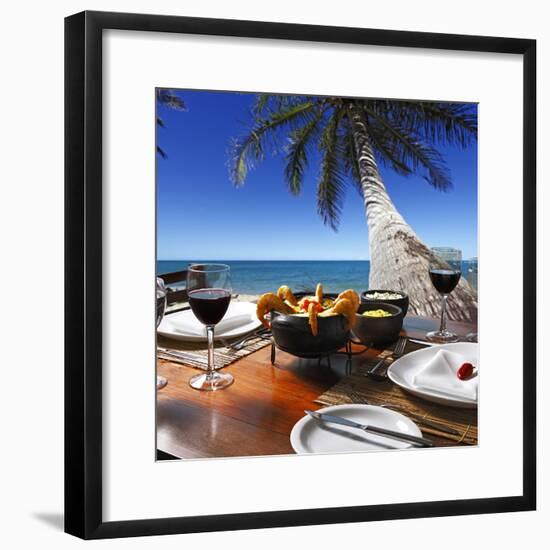 Grilled Shrimp-luiz rocha-Framed Photographic Print