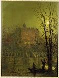 Greenock Dock by Moonlight-Grimshaw-Giclee Print