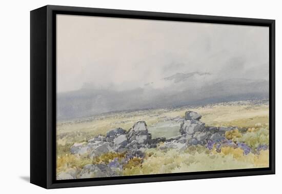 Grimspound, Dartmoor (Showing the Main Entrance from the South) , C.1895-96-Frederick John Widgery-Framed Premier Image Canvas